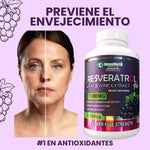 ENERGÍA RESVERATROL – COMBATE EL ENVEJECIMIENTO Y FORTALECE TU SALUD CARDIOVASCULAR