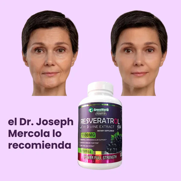 ENERGÍA RESVERATROL – COMBATE EL ENVEJECIMIENTO Y FORTALECE TU SALUD CARDIOVASCULAR