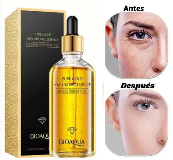 EXILIR SERUM DORADO 24K - REJUVENECE Y RENUEVA TU PIEL CON ORO PURO 24K ANTIARRUGAS